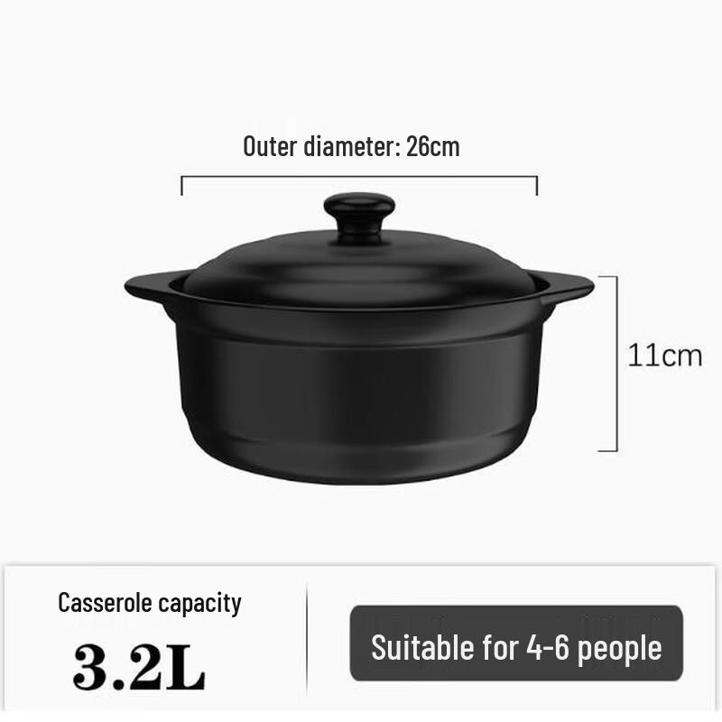 PuPan Household Ceramic Casserole Pot