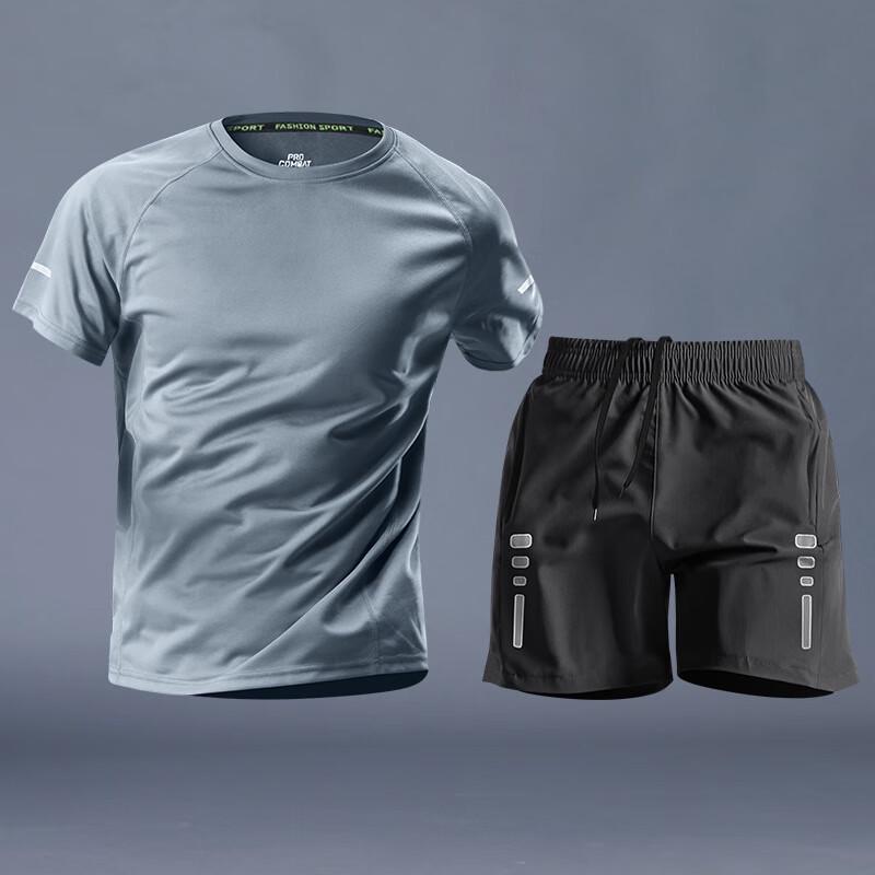 Мужской летний комплект шорт для бега и тренировок WEZHO