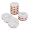 10 Stück Roségoldfarben Schmuck Kupferdraht 0,6 mm Halskette Schmuck Perldraht Perlenzubehör