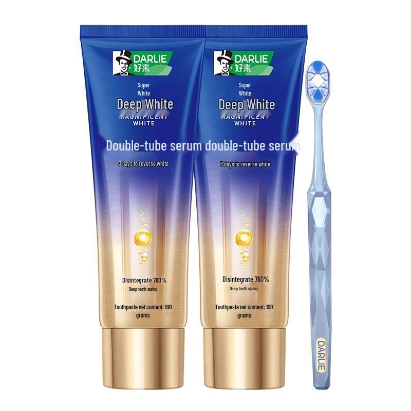 

Darlie Deep Clean Whitening Dual-Tube Toothpaste Set