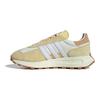 adidas Originals Retropy E5 Retro Wygodne Wszechstronne Amortyzacja z Tkaniny Trwałe Niskoprofilowe Buty do Biegania Damskie sneakers Off-White Żółty ID3267