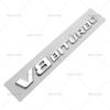 1X 3d ABS NDXG Car Fender Side V8 BITURBO Emblem For MB C63 E63 S63 GLS63 GLE63 W205 W204 W212 W213 W222 W221 Accessories