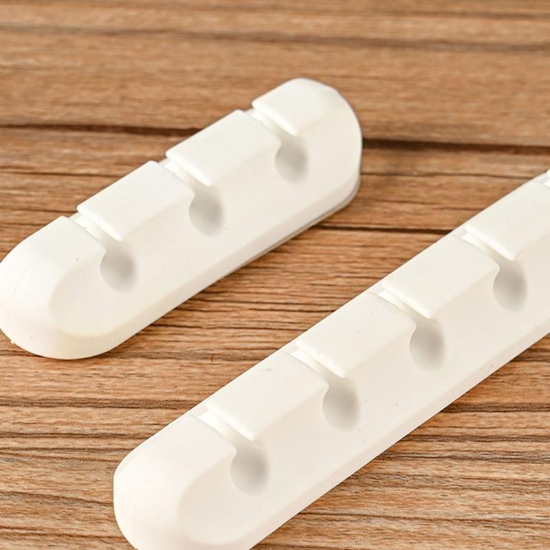 Cable Organizers Clip Multiple Surfaces Cord Holder For Desk Wall Computer Strong Adhesive Wire Management