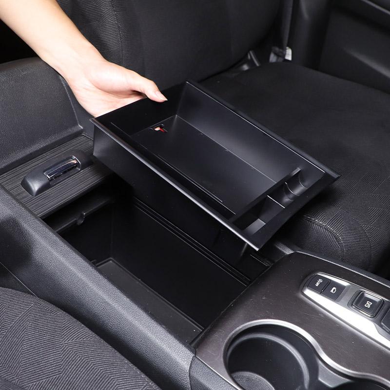 For Honda Pilot 2015-2026 ABS Car Center Armrest Box Storage Box Mobile Phone Tray Item Organizer Car Accessories