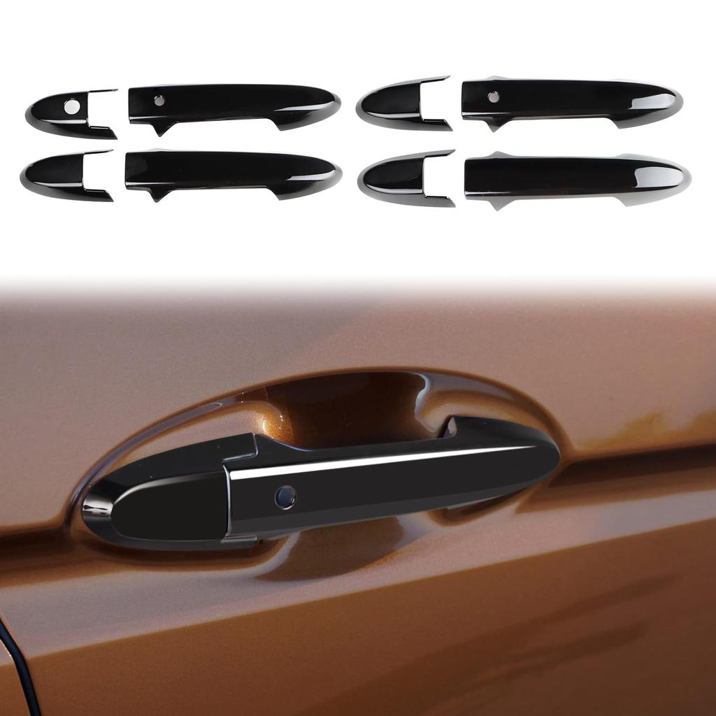 MARCHFA Door Handle Covers for Honda WR-V (2024-) DG5, Exterior Accessories, Custom (Piano Black)