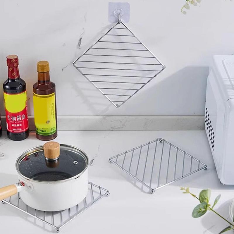 Household Square Placemat Pan Pot Mat Holder Stand  Placemats Cookware Mats Drink Coasters Kitchen Tools Placemat