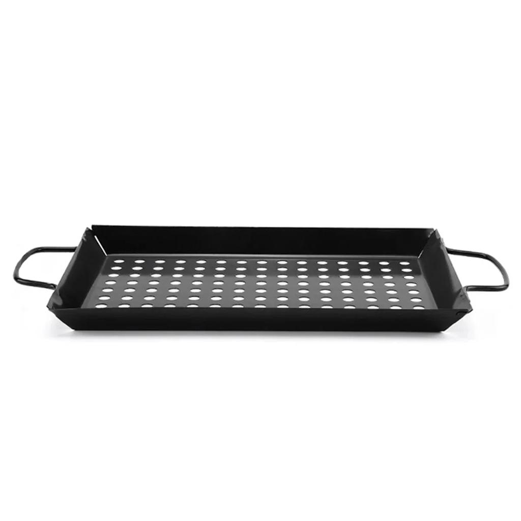 1pc New Grill Basket,Non-stick Vegetable Grilling Basket Cooking Basket,BBQ Grill Tools for Cooking Fishes,Kebabs Kitchenware