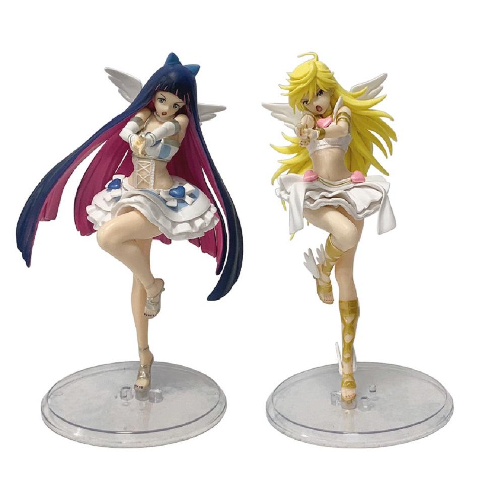 20cm Panty  Stocking with Garterbelt Anime Figure Panty·Anarchy Action Figure Cute Stocking·Anarchy Figurine PVC Collection Toy