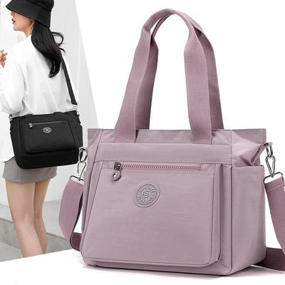 Nylon-Damentasche mit großem Fassungsvermögen, Frühling, Outdoor, Pendeln, Freizeit, praktische Muttertasche, einfache Damen-Schultertasche