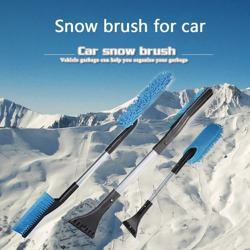 Car Accessories 3 In 1 Cleaning Tool Detachable Snow Shovel Set Winter Cleaning Brush Multifunctional Snow Shovel Set Ice Snow Duster Long Handle