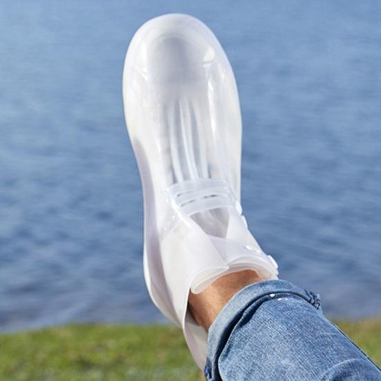 1 Pair Rainproof Shoe Covers Waterproof Anti-Puncture Wear-Resistant Non-Slip Shoe Protectors Outdoor Rain Shoe Gear