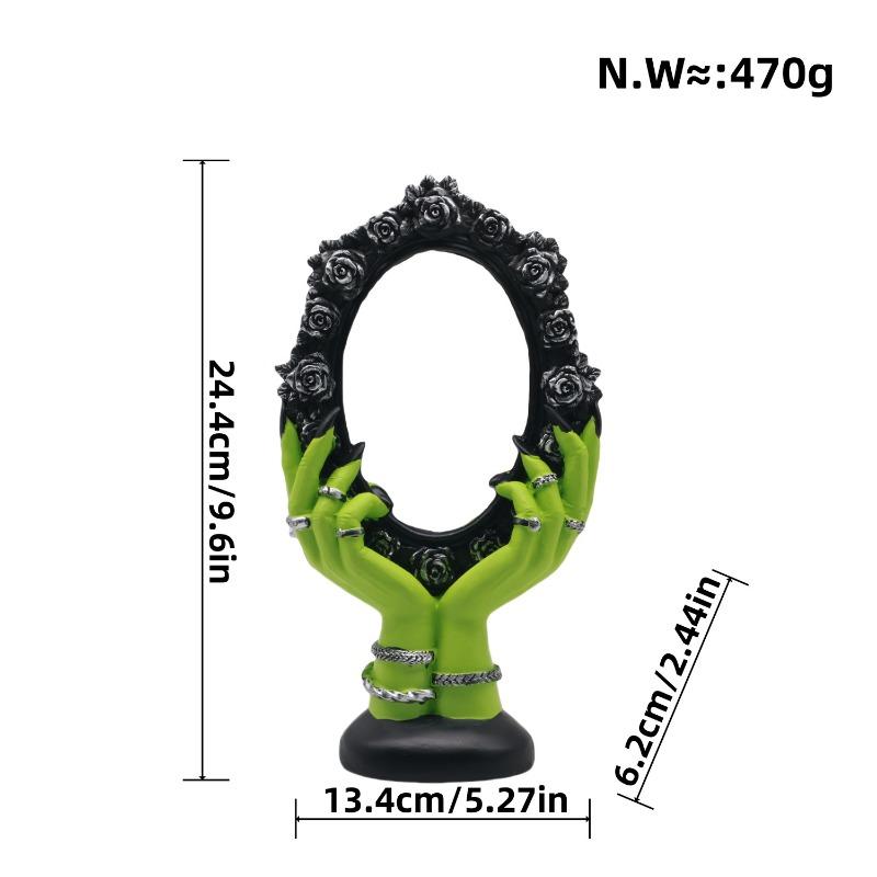 Creative Ghost, Halloween Party Decoration Atmosphere Funny Mirror Ghost Festival Ornament Home Tabletop, Arrangement