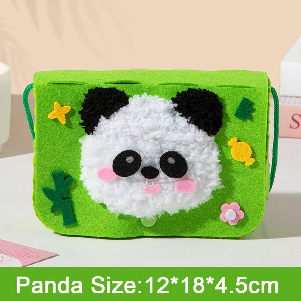 Sewing Needle and Thread Painting DIY Embroidery Set Hand Puppet Making DIY Crafts Embroidery Painting Material Bag