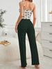 2024 Damen Europäischer & Amerikanischer Camisole Pyjama Set - Lange Hose, Bequem, Lässig, Innen-/Außenbekleidung