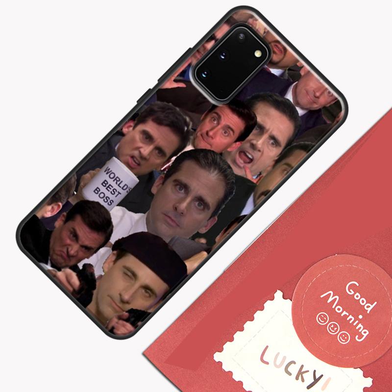 

The Office Collage Phone Case For Samsung Galaxy S26 S25 Ultra S20 S21 S22 S23 S24 S10 Plus S25 FE Cover Shell Galaxy S21Ultra