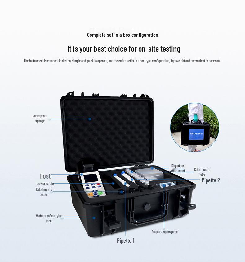 High-Precision Portable Nitrite Detector for Water Quality Analysis