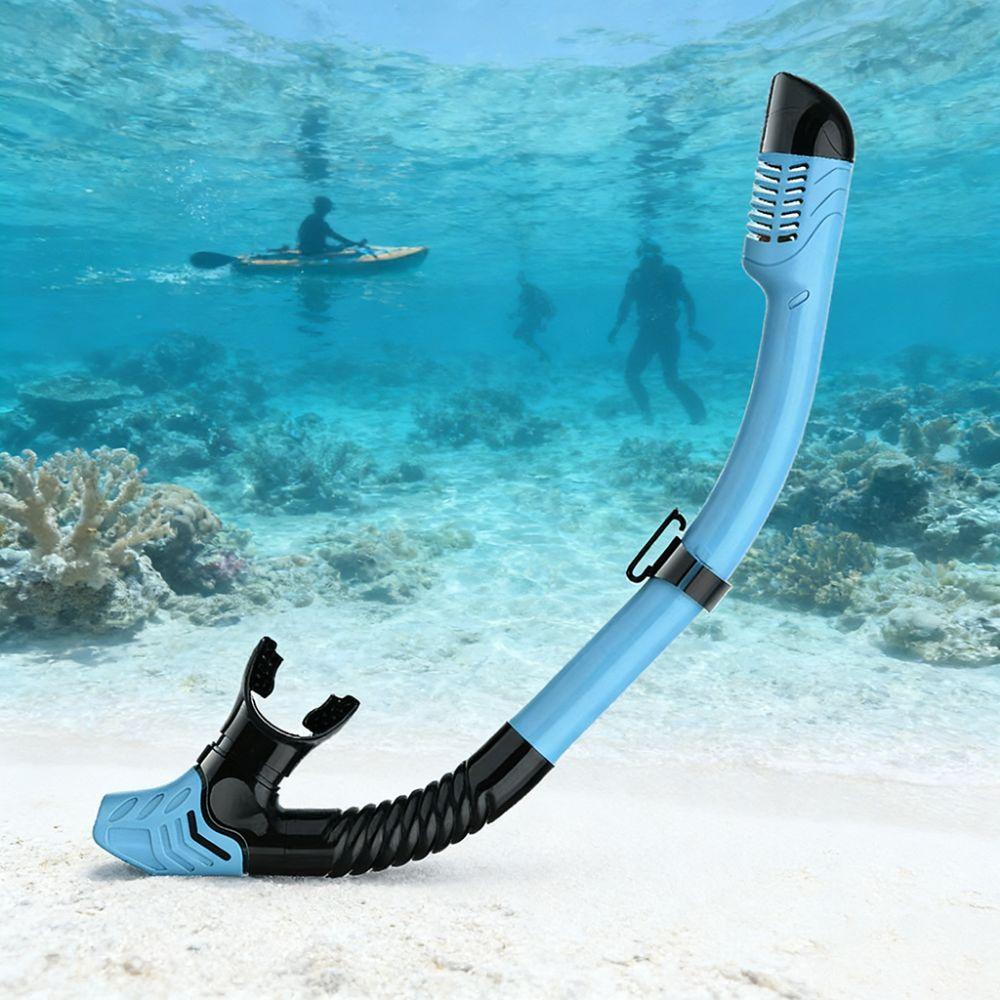 Top Dry Valve Diving Dry Snorkel Silicone Swim Training Snorkel  Underwater Activities