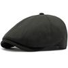 HT4948 Berets for Men Women New Autumn Winter Cap Artist Painter Wool Beret Hat Male Female Ivy Flat Cap Fleece Lined Beret Cap