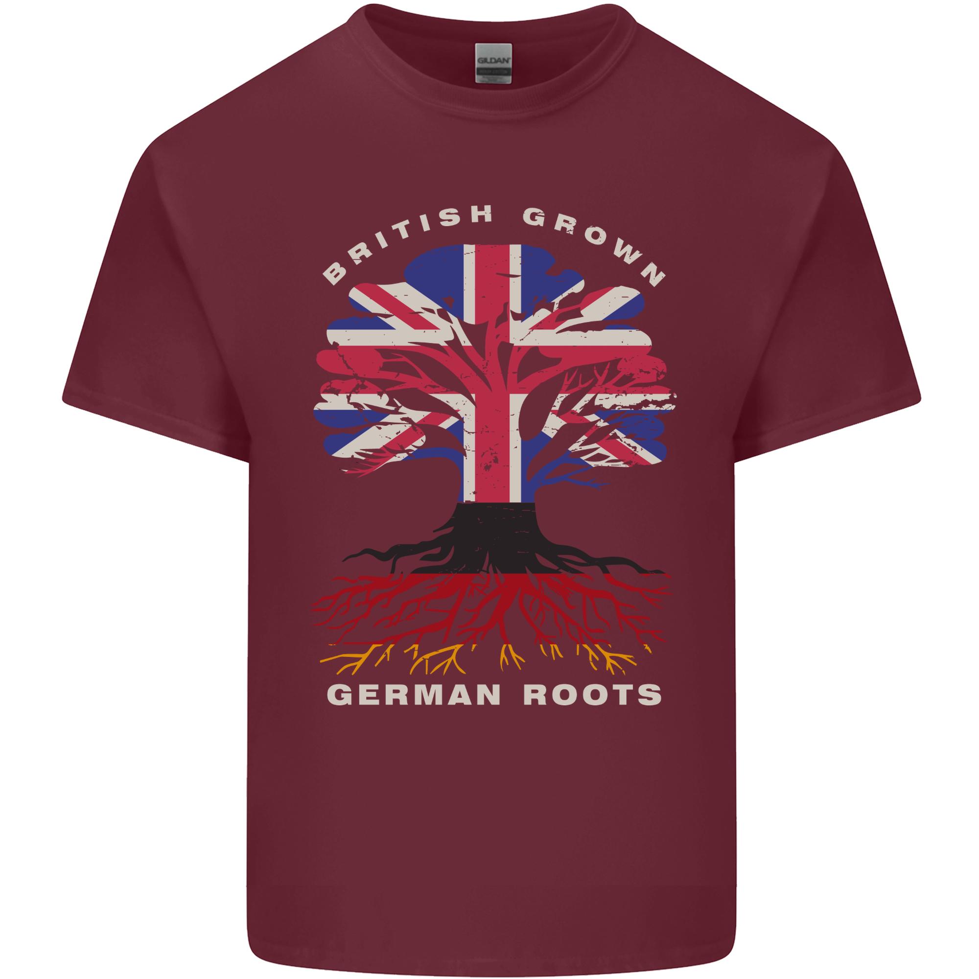 British Grown GerUnisex Roots GerUnisexy Flag Unisexs Light Cotton TShirt S