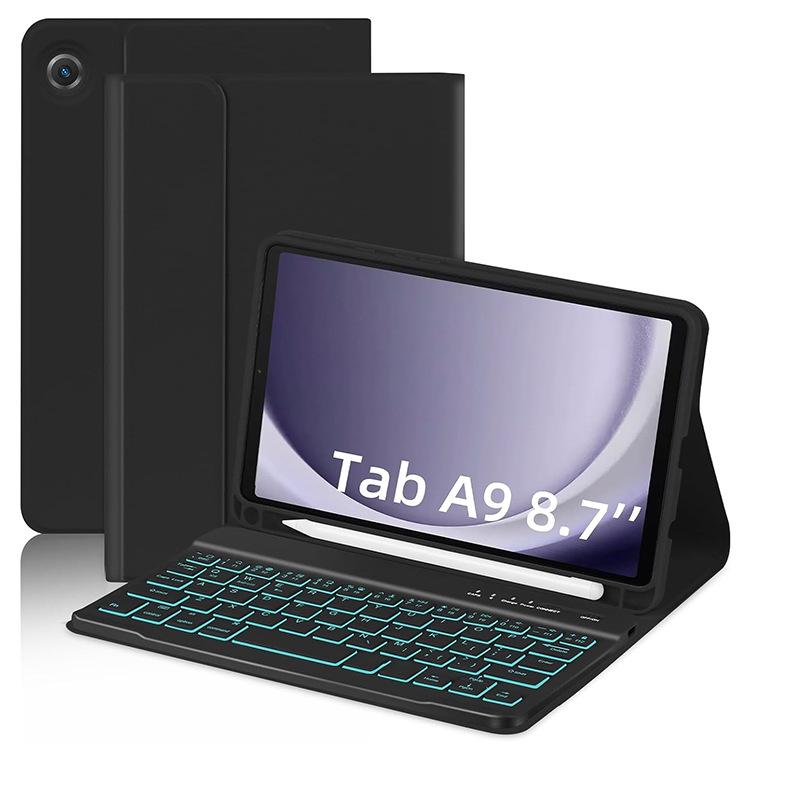 2025 Samsung Tab S 11-Inch Backlit Bluetooth Keyboard Case with Detachable Magnetic Shell