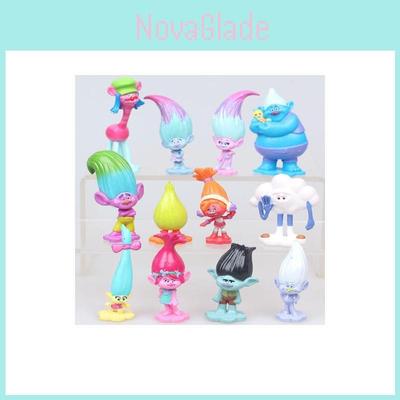 Trolls Poppy Movie Branch Action Figures Cake Toppers Doll Toy Gifts Pcsset 12