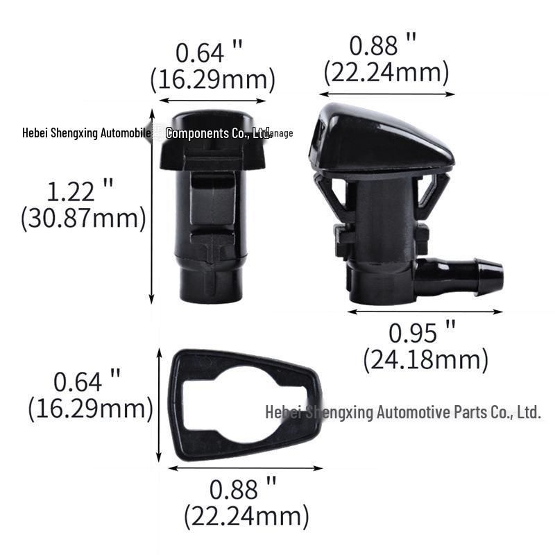 

Windshield Wiper Spray Nozzle for Grand Cherokee - Car Window Replacement (15247800, 55156427AB) Set X