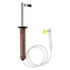 High Temperature Resistant Coffee Machine Cleaning Brush With Long Stainless Steel Shaft