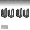 2Pack Kitchen Pot Lid Rack, WallMounted Carbon Steel Organizer, NoDrill MultiFunctional Hanging