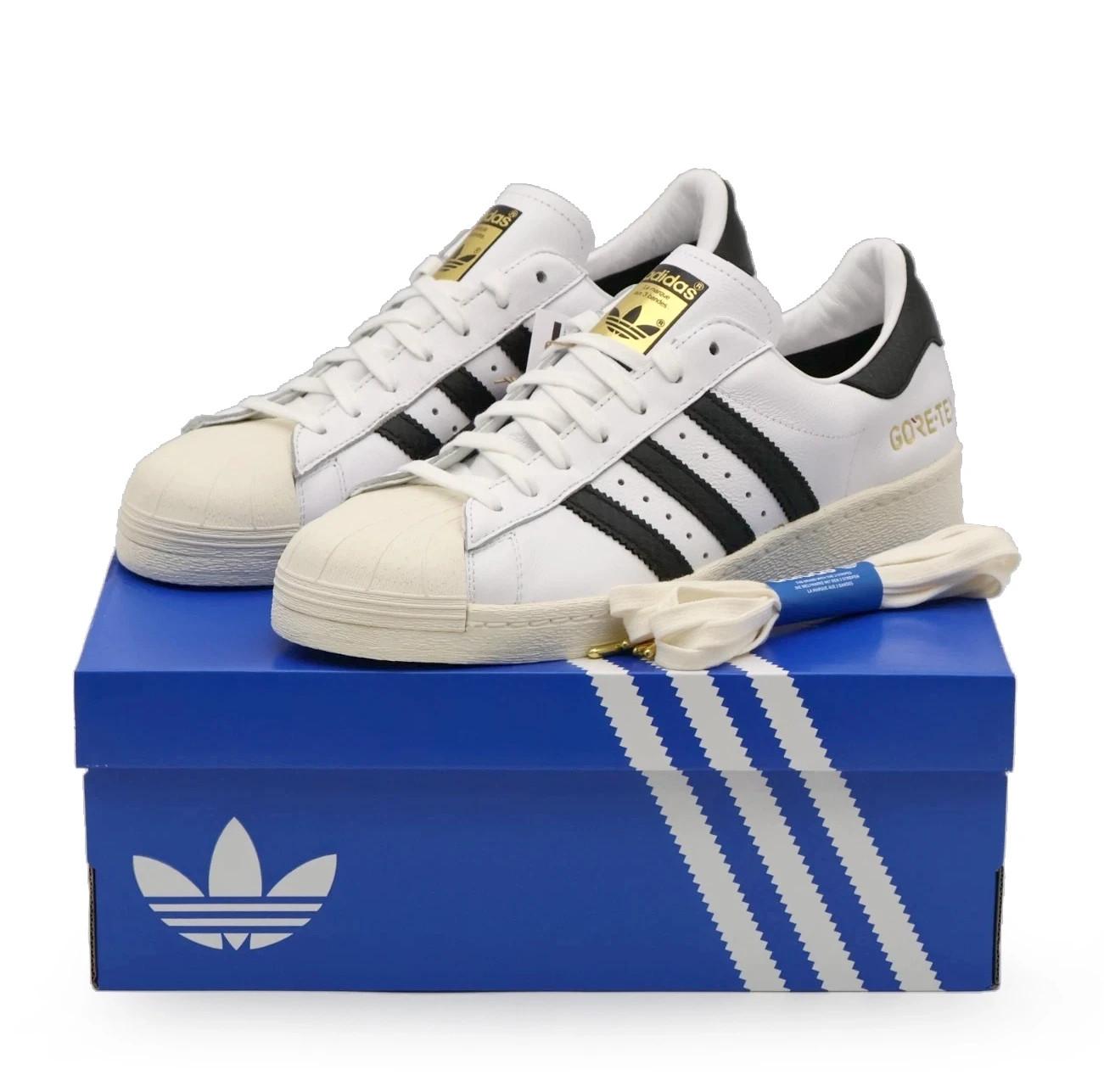 JR7446 atmos adidas Originals Superstar 82 GORE-TEX White Black (Men s) 10