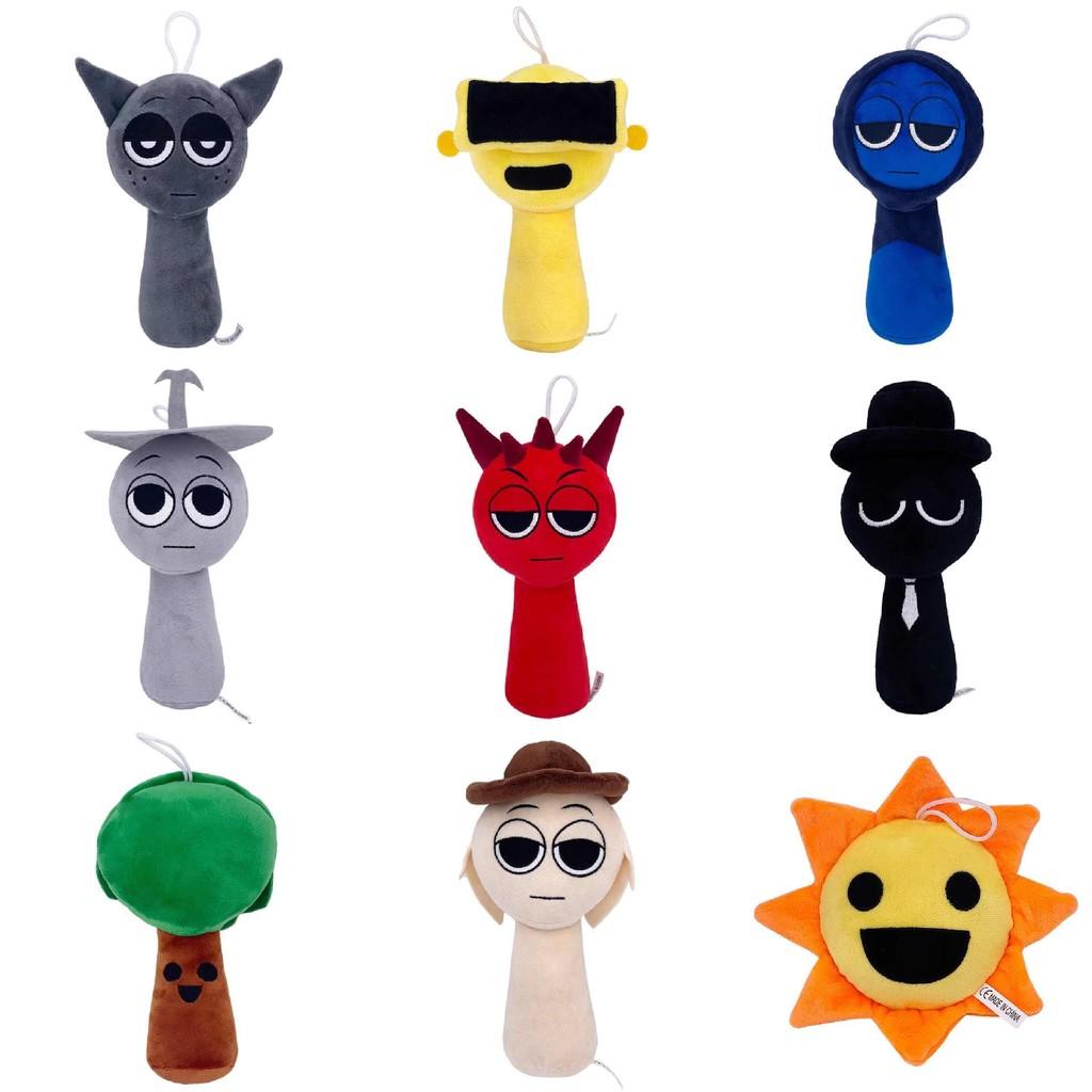 Incredibox Plush Sprunki Toy Cartoon Stuffed Doll Game Peripherals Decoration
