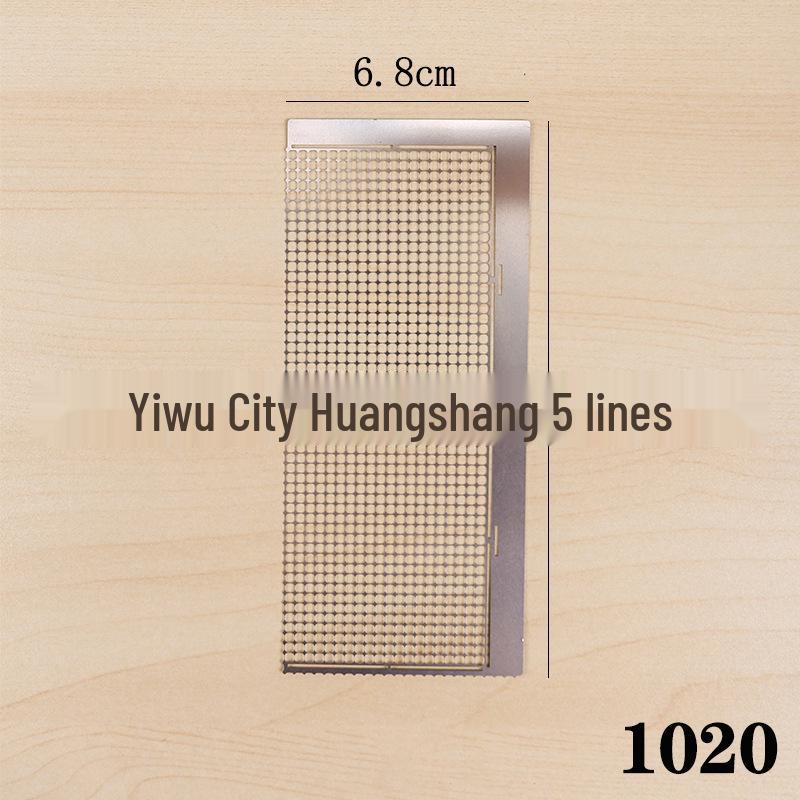 Stainless Steel Anti-Stick Diamond Painting Grid & Dotting Ruler Tool