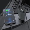 100W Dual USB Type C Fast Charge 4 IN 1 Retractable Car Charger for iPhone Samsung Super Fast Charger Cigarette Lighter Adapter