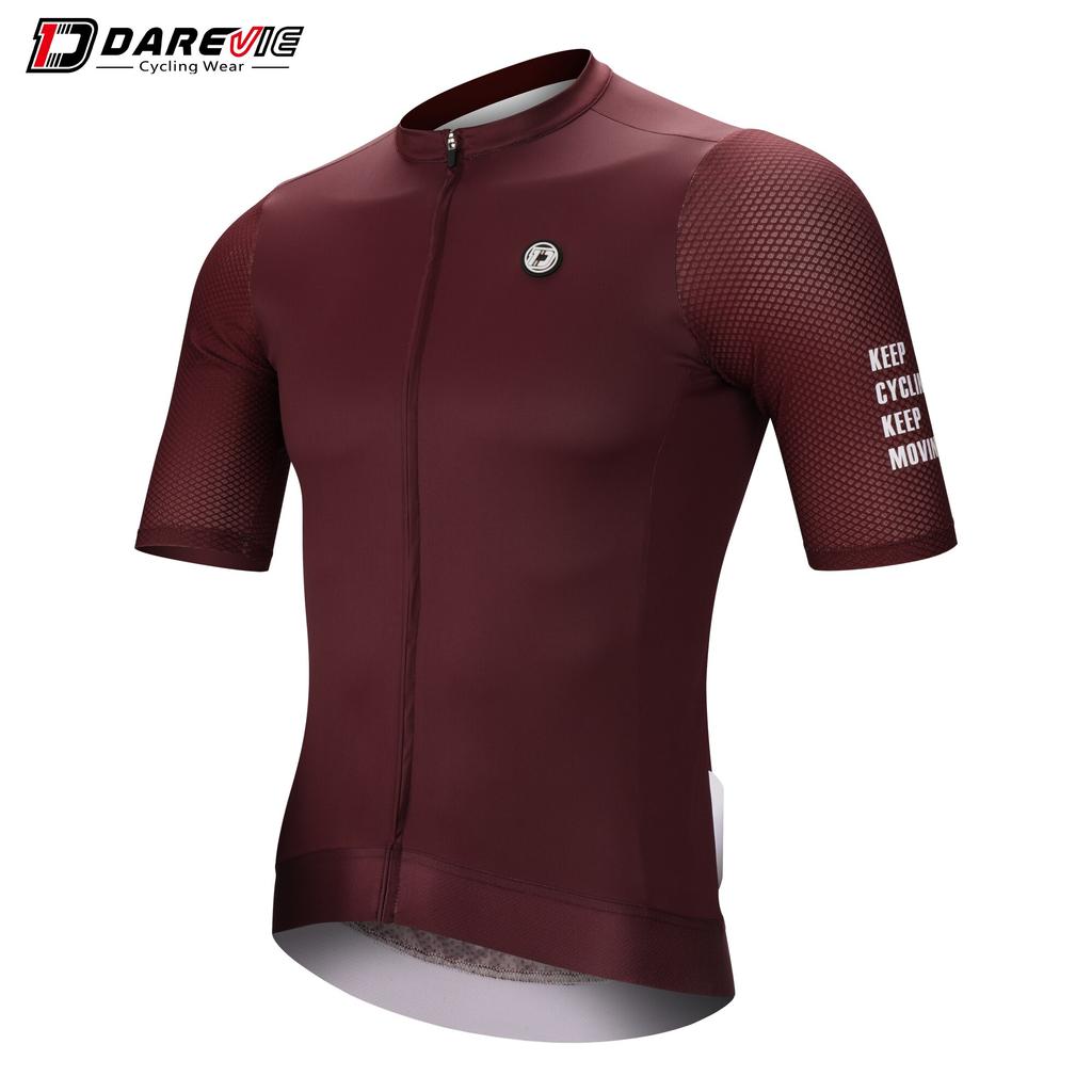 DAREVIE Maglia da Ciclismo Moda Donna Maglia da Ciclismo SPF 50+ Uomo Maglia da Bici Alta Qualità Morbida Traspirante Maglietta da Ciclismo MTB Strada