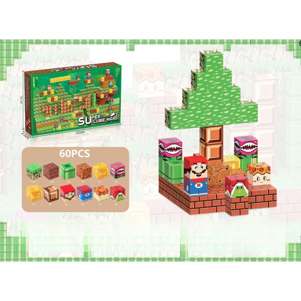 Magnetic Building Blocks Toy Build Adventure Game Castle World Magnet Construction Set STEM Montessori Sensory Toys Gift