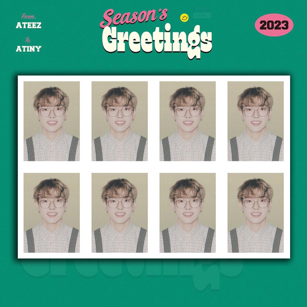 ATEEZ 2023 Class ID Photo Postcard