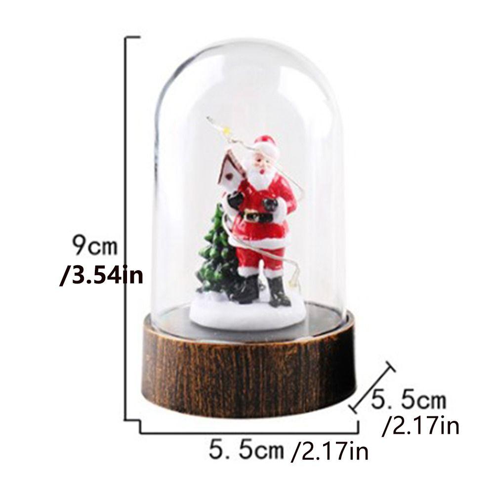 Snowman Christmas Desktop Decoration Lantern Xmas Decoration  Wind lights  Window Decoration