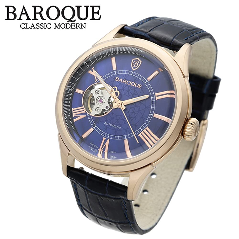 BAROQUE Blue Mother of Pearl Watch Brand Watch MADE IN JAPAN SERIES Gentleman Automatic Winding [Baroque] BA3004RG-58NV Men's