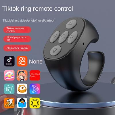 Wireless Bluetooth Mobile Selfie Lazy Artifac Tiktok Remote Control Ring Mobile Phone Bluetooth Controller T for Xiaomi Apple