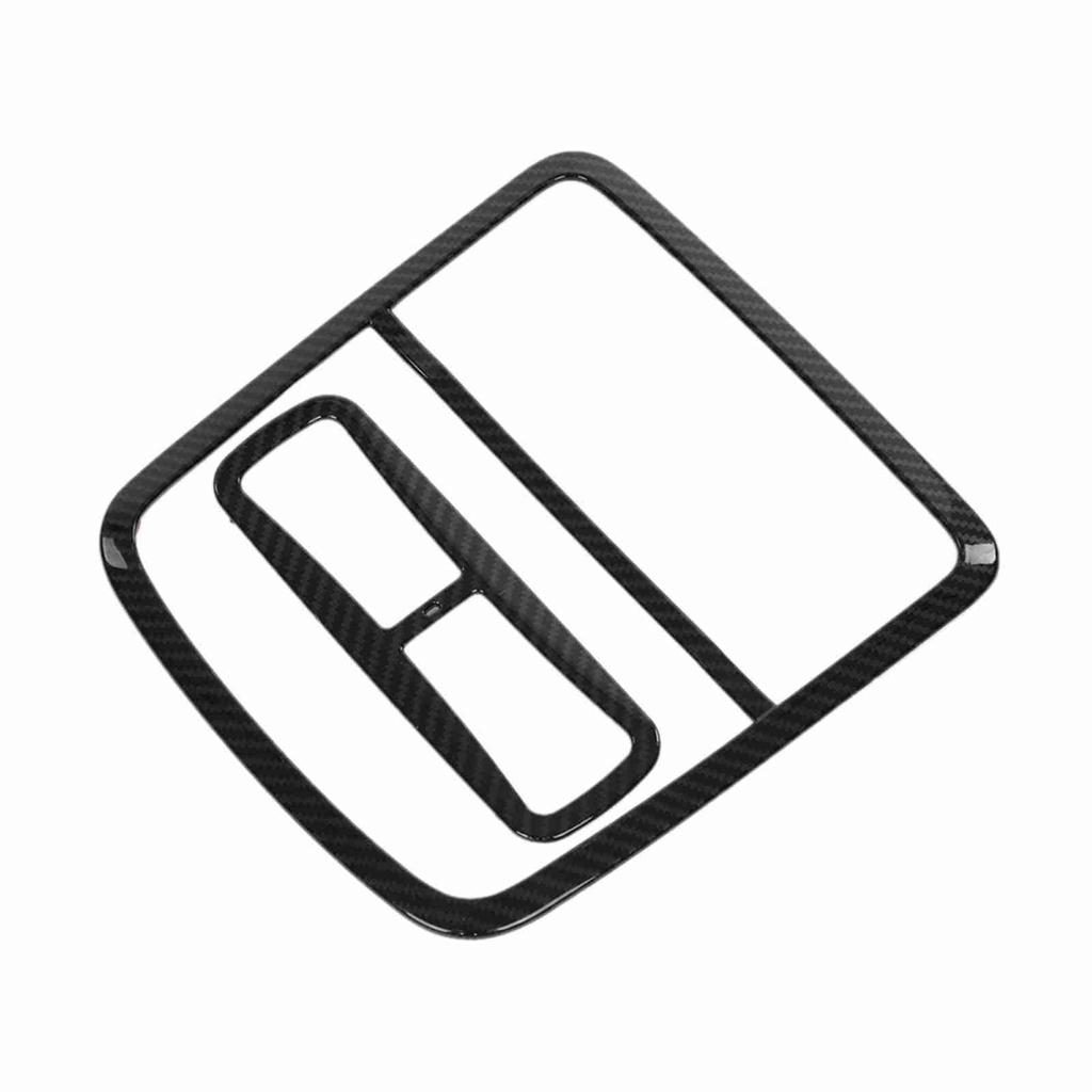 2 Pcs Car Carbon Fiber Style Interior Reading Lamp Decoration Cover Trim for Honda Accord 2018