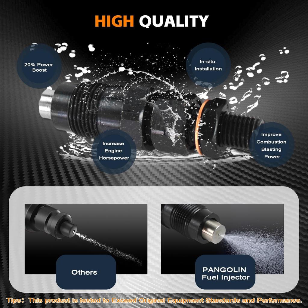 PANGOLIN 131406360 SBA131406490 Fuel Injector 3PCS for New Holland C175 L160 L170 L175 L565 LS160 LS170 LX665 Afteramrket Parts