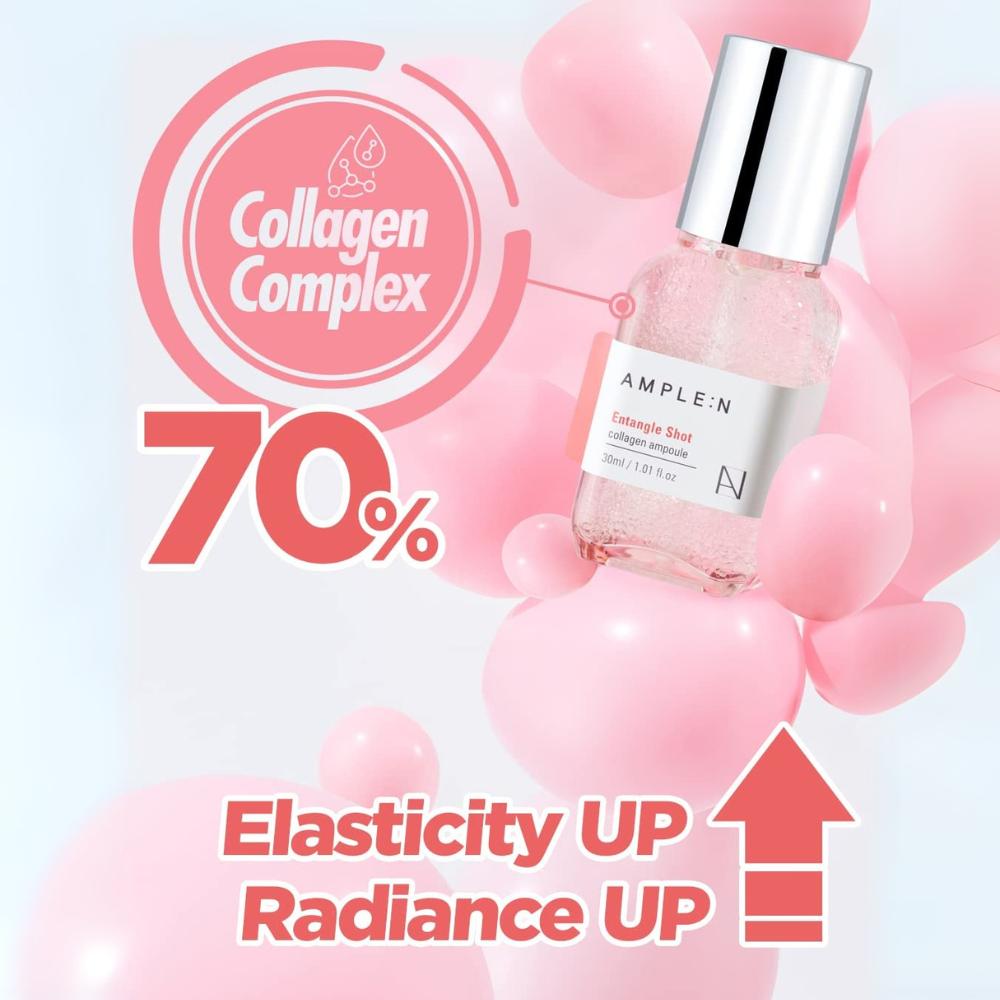 

AMPLE:N Entangle Shot Collagen Ampoule 30ml +RANDOM GIFT