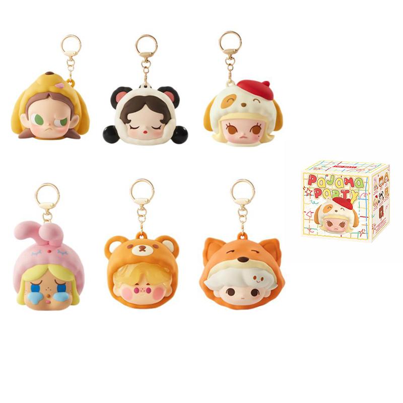 New POP MART Bubble Sprout Pajama Party Series Headphone Bag 1 72 Blind Box Products Single Mystery Box/Full Box 6 Pcs PPMT-2504-0031