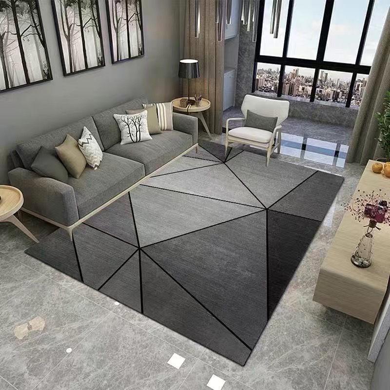 Modern Dirt-Resistant, Easy-Care Crystal Velvet Carpet for Living Room – Wear-Resistant & Non-Slip Design