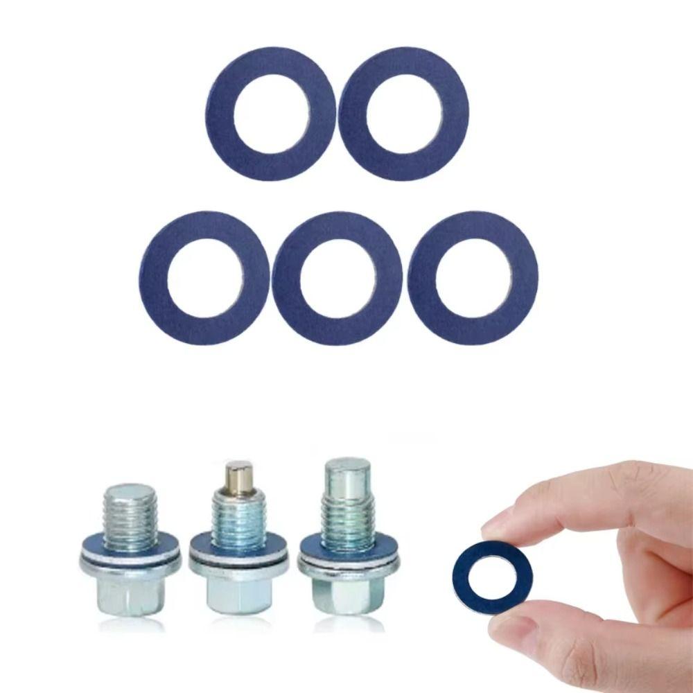 10pcs Aluminum Material Oil Drain Plug Gaskets Engine Oil Drain Plug Oil Change Service