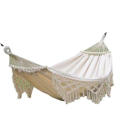 Amaca da giardino con nappe, portata 500 libbre, singola, doppia, con corde sospese per
