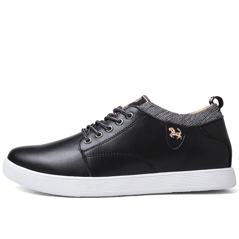 

Men Elevator Shoes Height Increase Shoes Man Sneakers Sports Fashion Insole 6Cm Tall Man 38