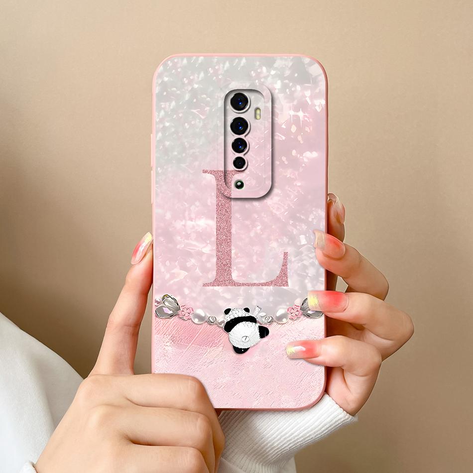 For Oppo Reno 2 2Z 2F Phone Case Creative Letters Camera Protection Bumper For Oppo Reno2 Soft Smooth Liquid Silicone Back Cover