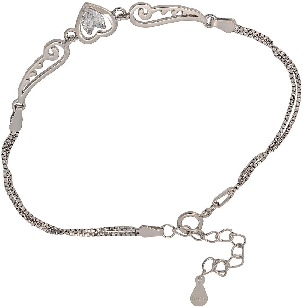 S925 Silver Bracelet [Varia Steep] 6B-R-23
