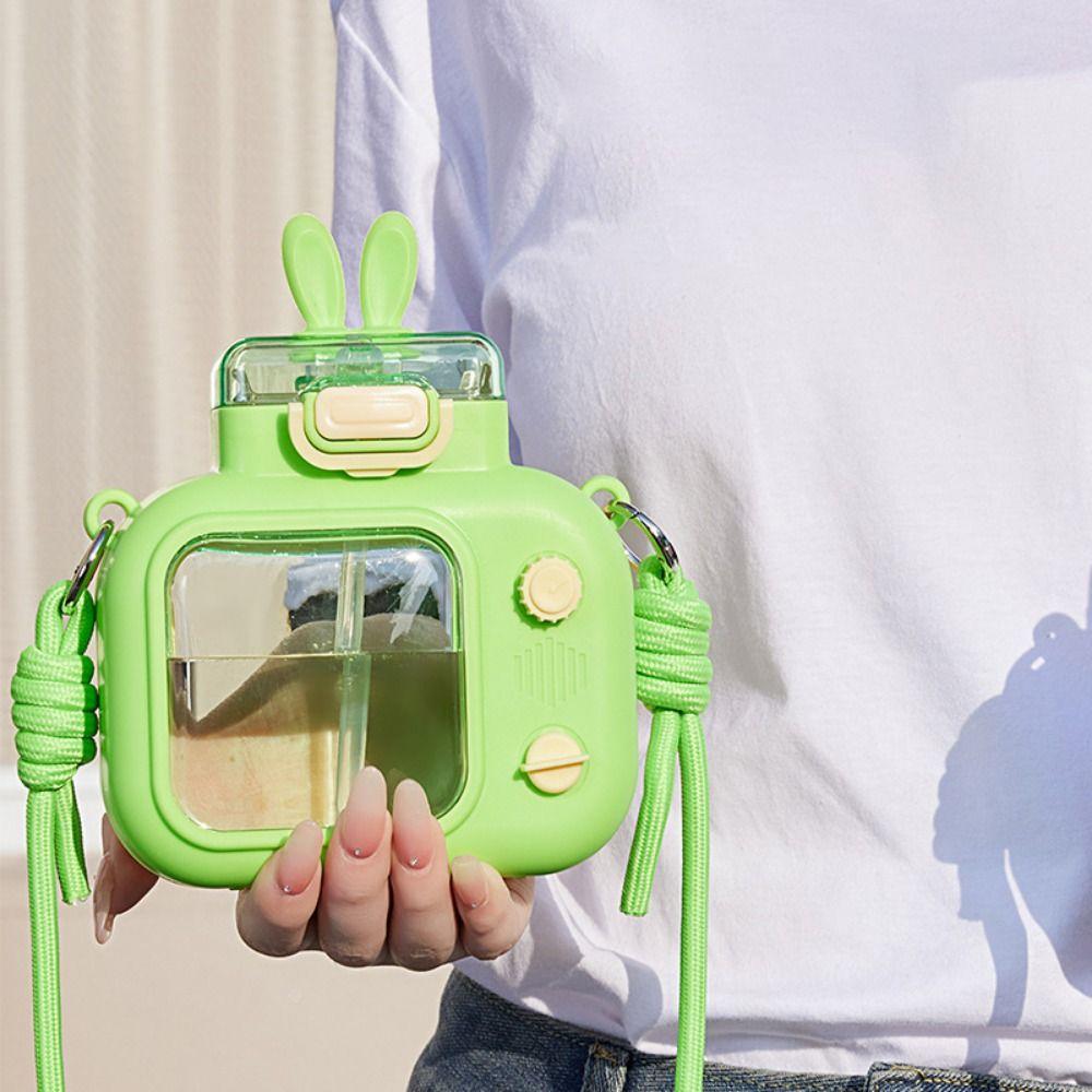 Portable Rabbit TV Water Bottle Large Capacity Sports Water Kettle Student Adult Gift