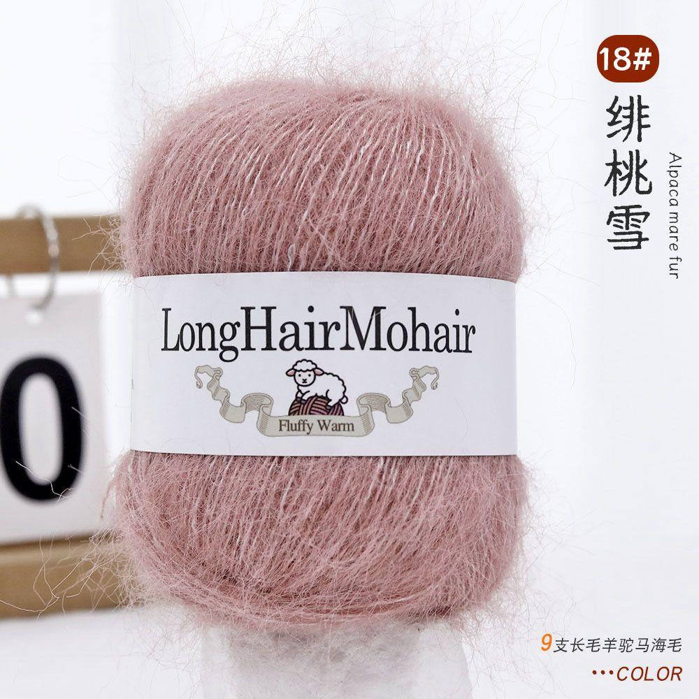 4 pièces/100g/set Fil Mohair Alpaga Pulls Tricotés Main Chapeaux Écharpes Châles Gants Chaussettes DIY Fil Doux Confortable Respectueux de la Peau